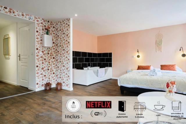Ng Prestige L Lille L Tourcoing - Bouvines Balneo Apartment Luaran gambar